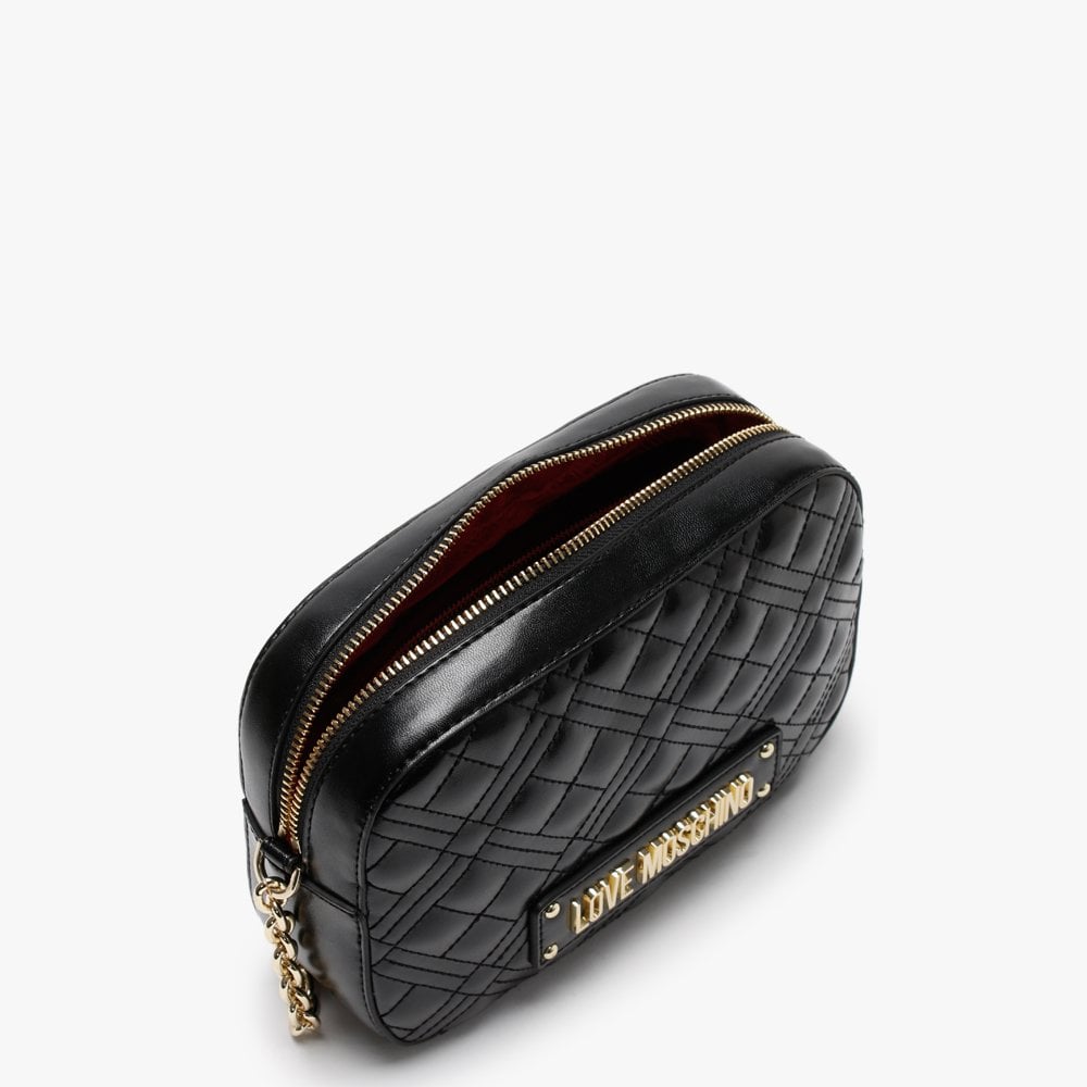 Quilted Black Camera Bag