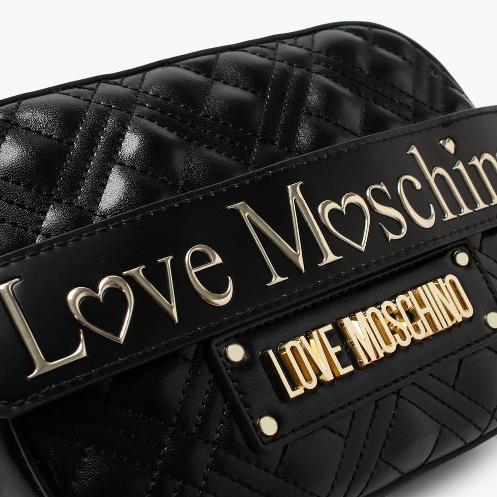 Quilted Black Camera Bag