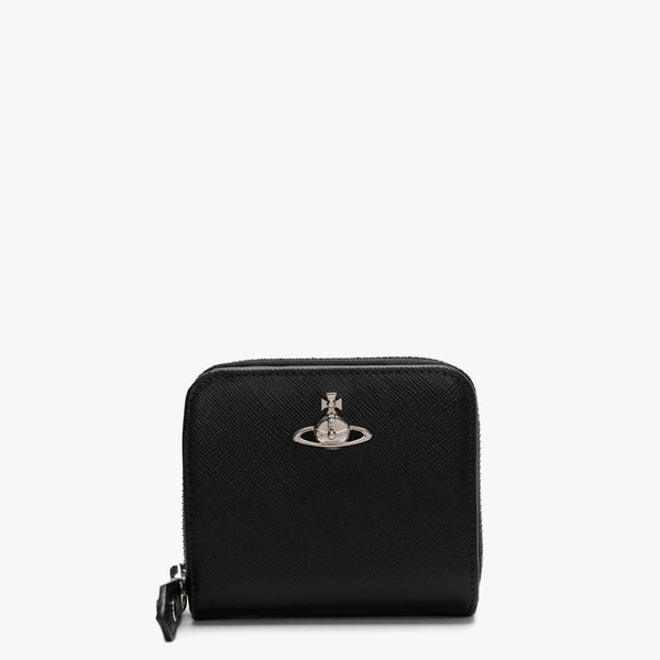 Medium Pimlico Black Saffiano Leather Wallet