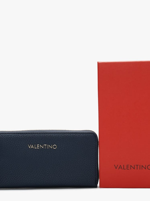Superman Navy Zip Around Wallet