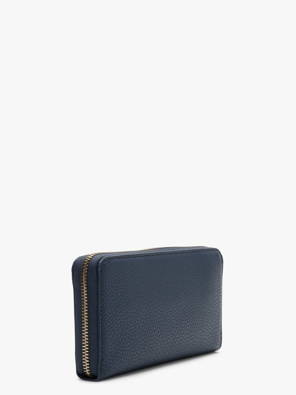 Superman Navy Zip Around Wallet