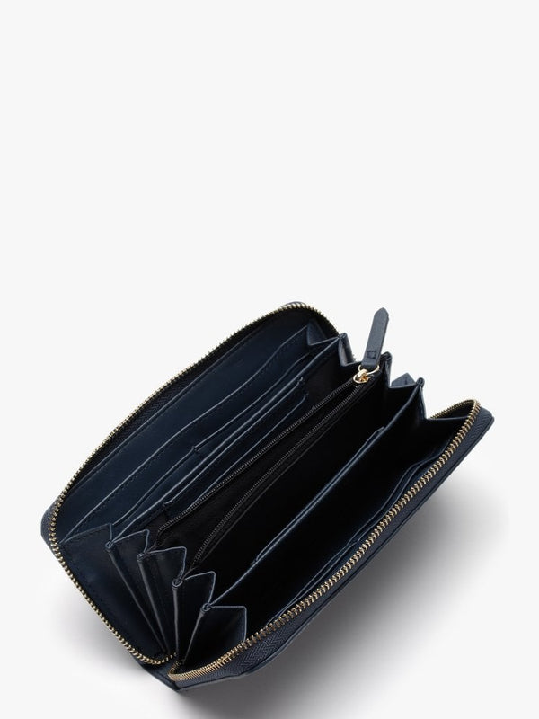 Superman Navy Zip Around Wallet