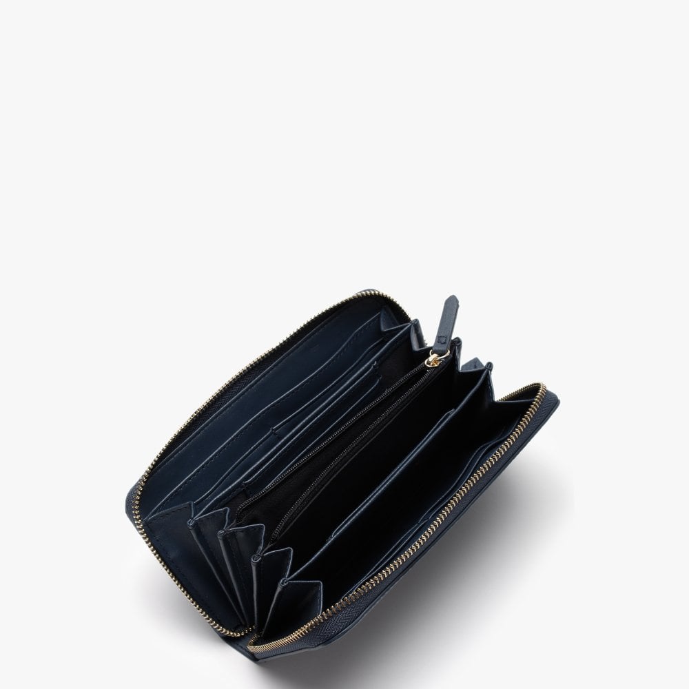 Superman Navy Zip Around Wallet