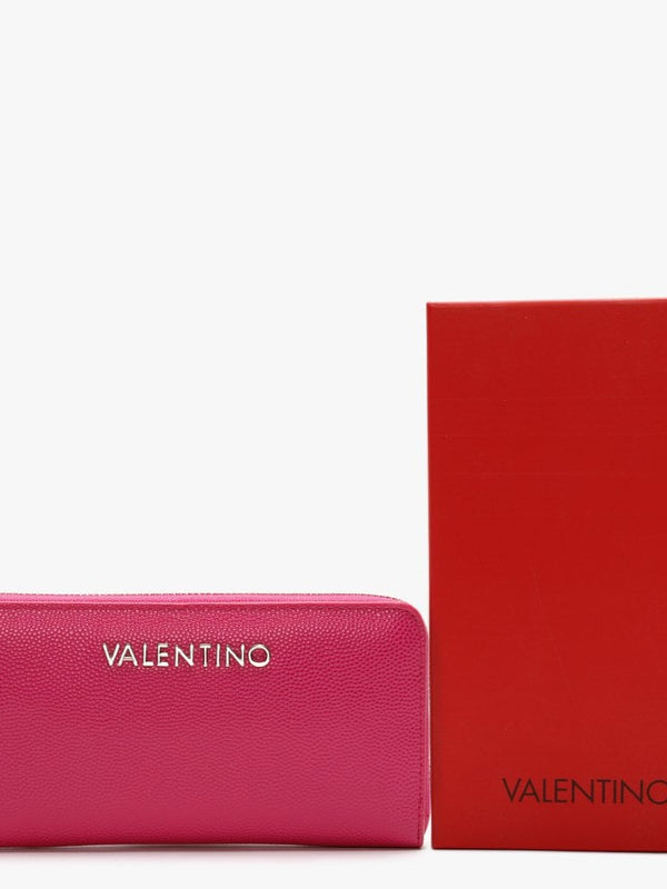 Divina Fuchsia Zip Around Wallet