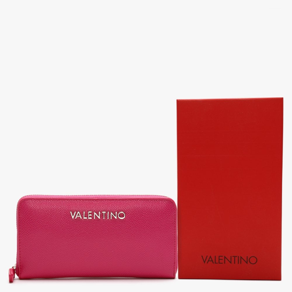 Divina Fuchsia Zip Around Wallet