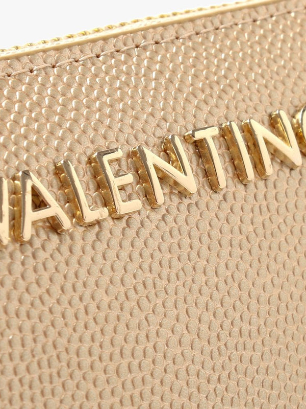 Divina Gold Zip Around Wallet