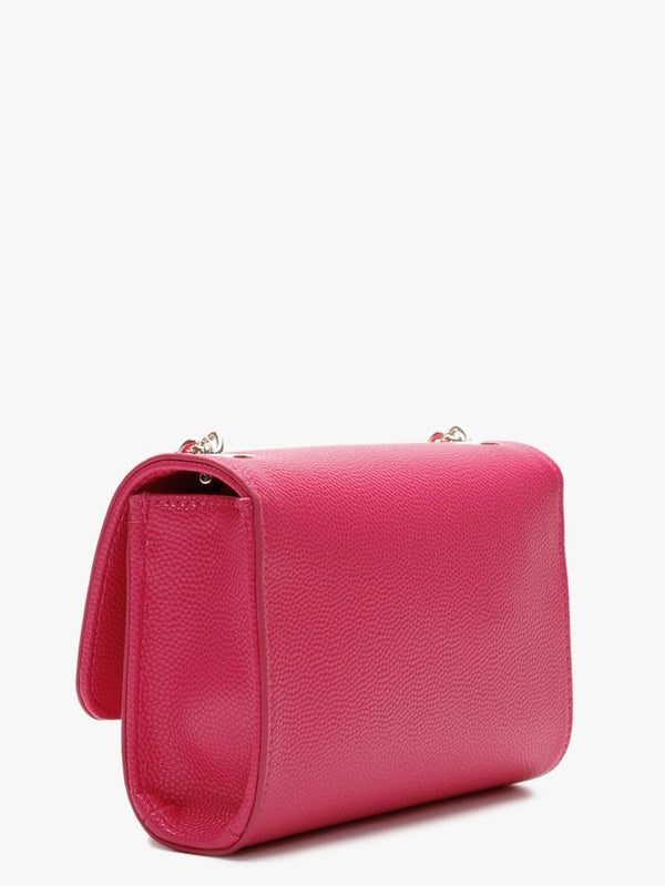 Divina Fuchsia Pebbled Shoulder Bag