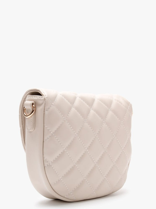 Ocarina Ecru Quilted Shoulder Bag