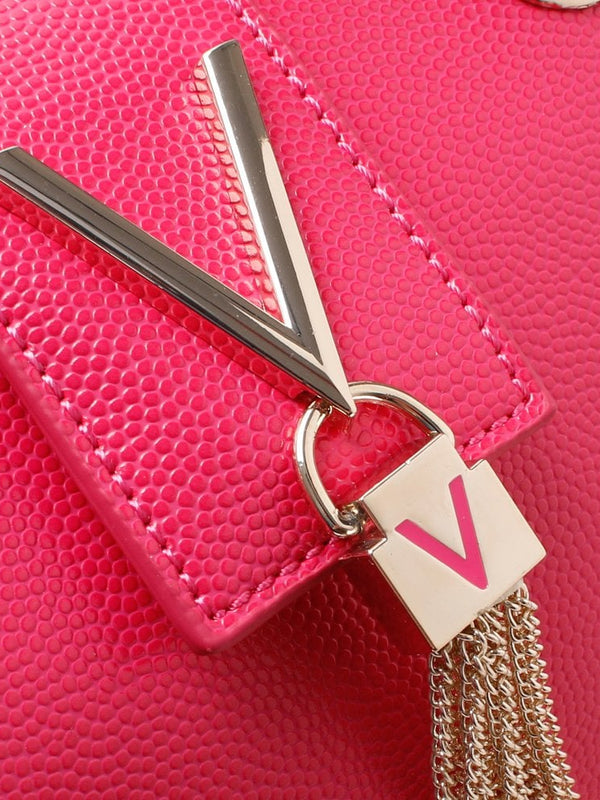 Divina Fuchsia Pebbled Tote Bag
