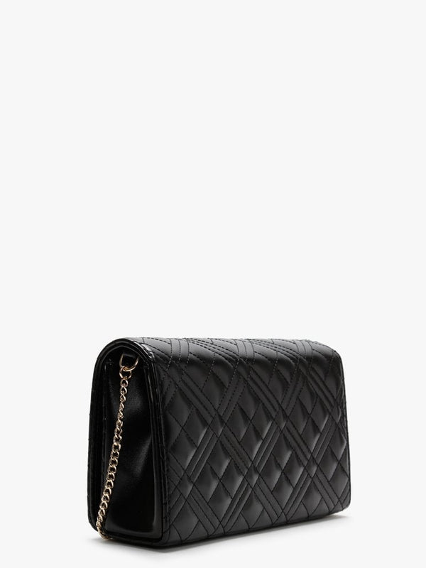 Quilted Black Clutch Bag