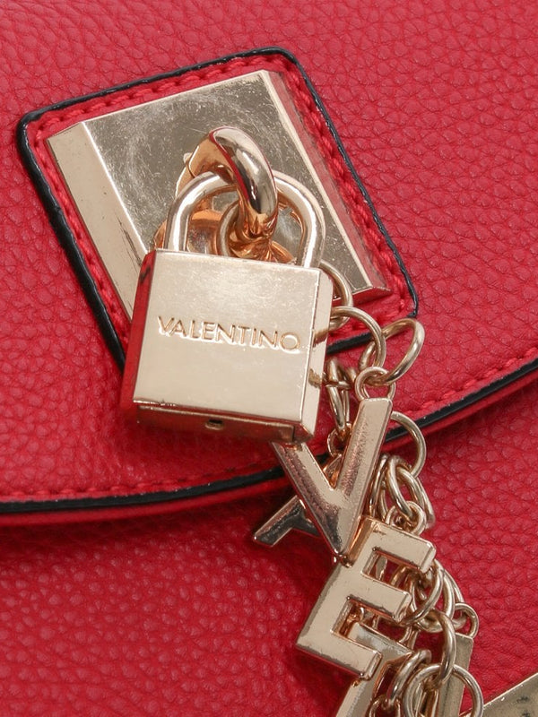 Lilo Red Padlock Cross-Body Bag