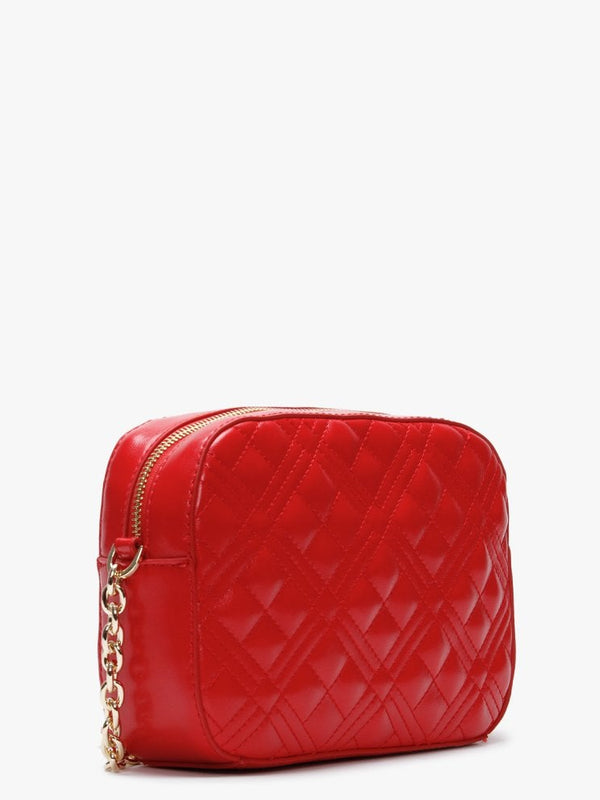 Quilted Red Camera Bag