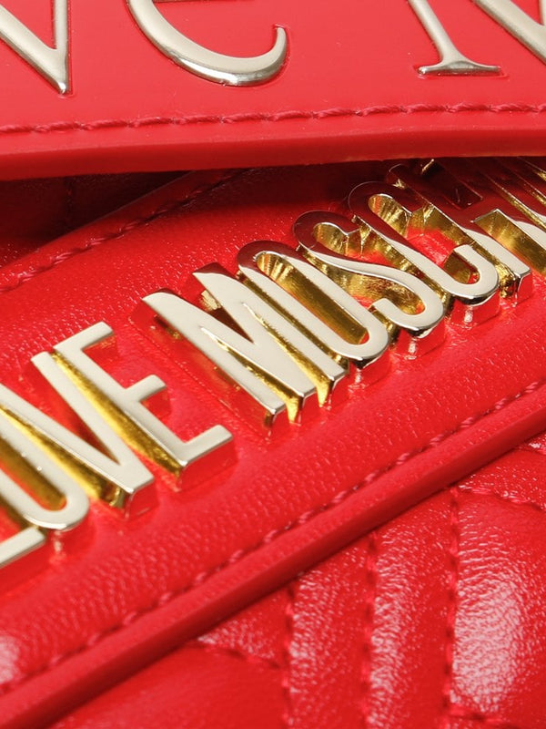 Quilted Red Camera Bag