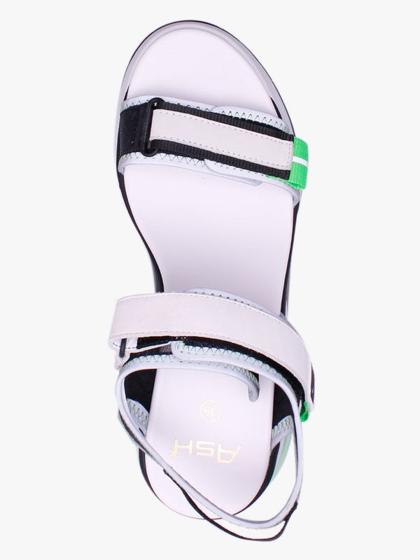 Deep Black Transparent Wedge Trainer Sandals