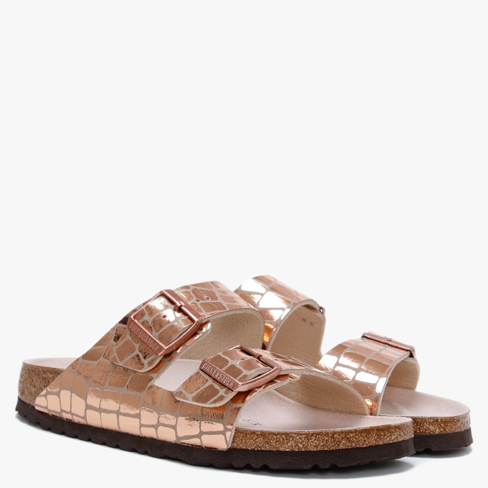 Arizona Gator Gleam Copper Mules