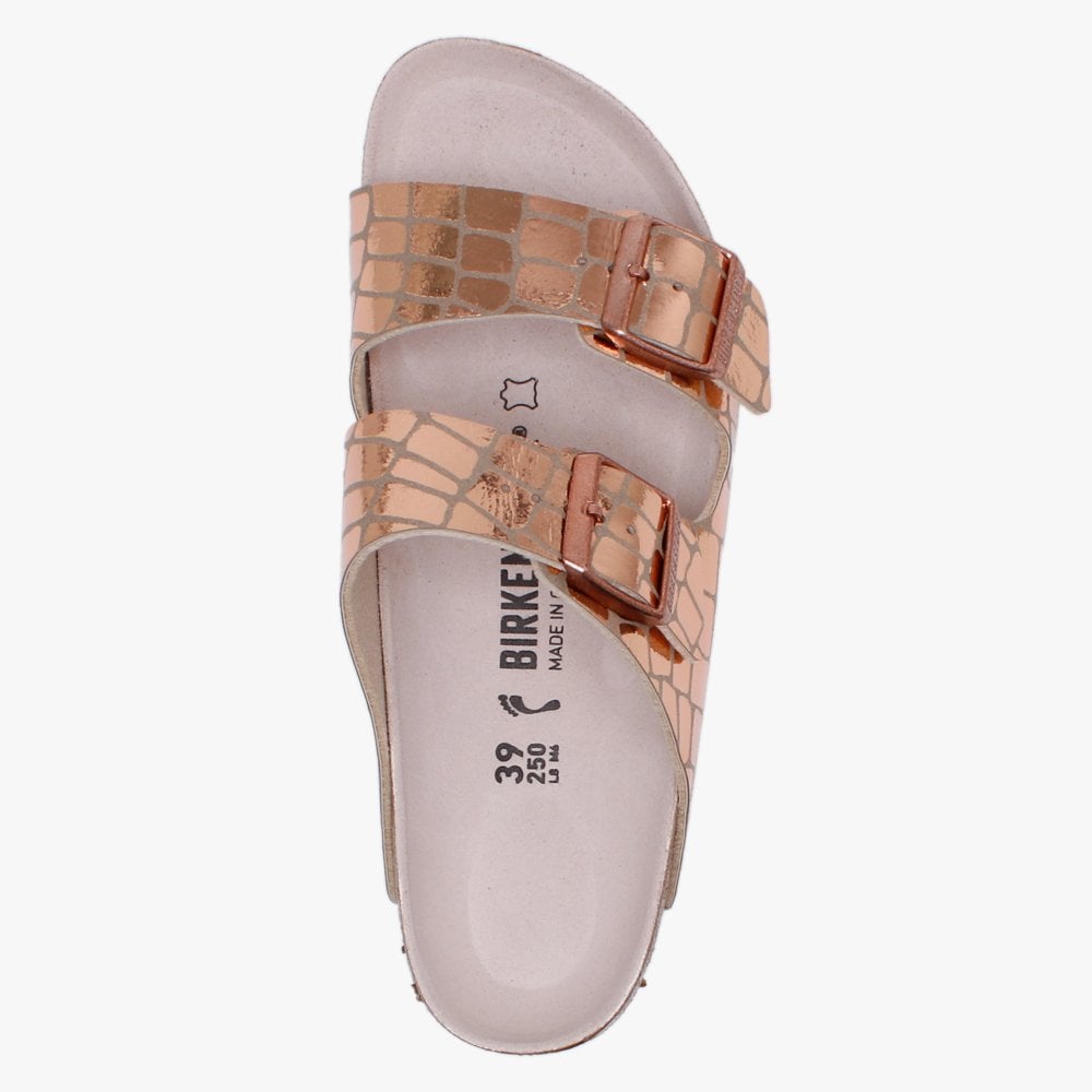Arizona Gator Gleam Copper Mules