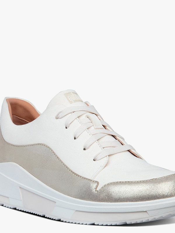 Freya Stone Suede Lace Up Trainers