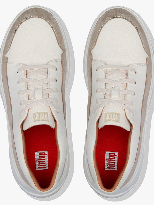 Freya Stone Suede Lace Up Trainers
