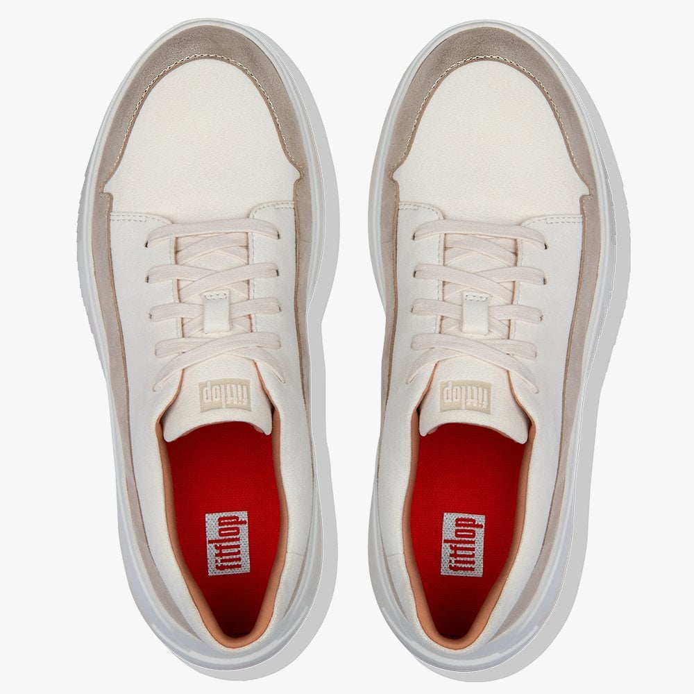 Freya Stone Suede Lace Up Trainers