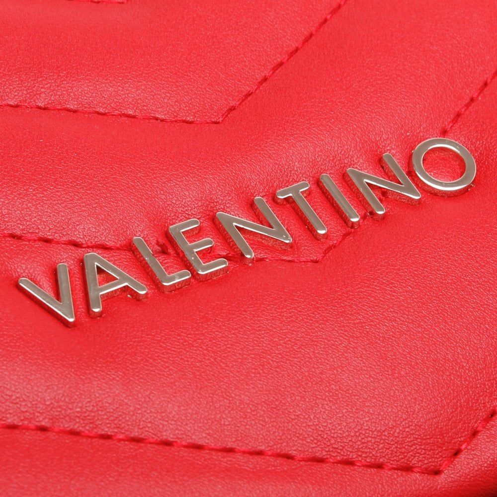 Fiona Red Quilted Heart Tote Bag