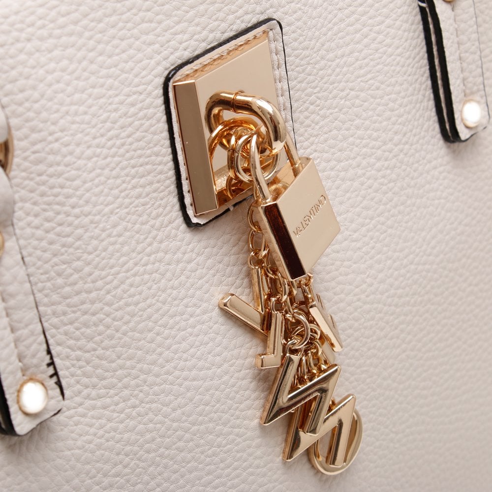 Lilo Beige Pebbled Tote Bag