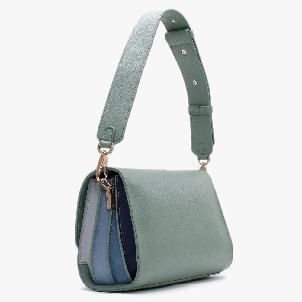Summer Memento Blue Satchel Bag