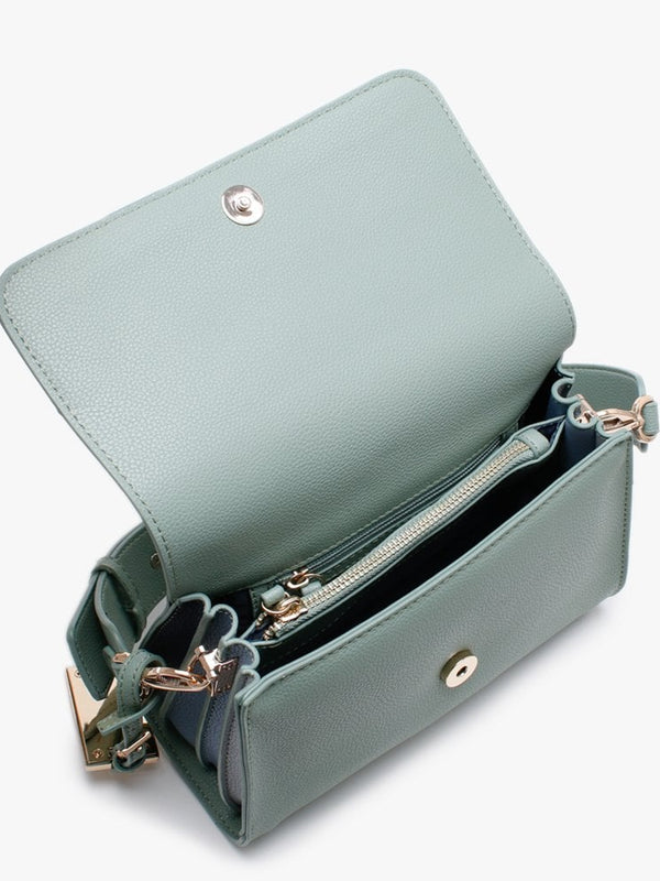 Summer Memento Blue Satchel Bag
