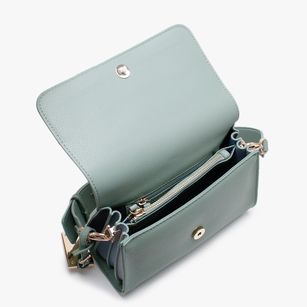 Summer Memento Blue Satchel Bag