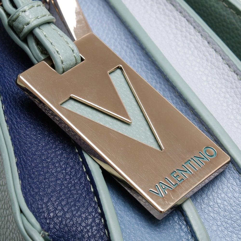 Summer Memento Blue Satchel Bag