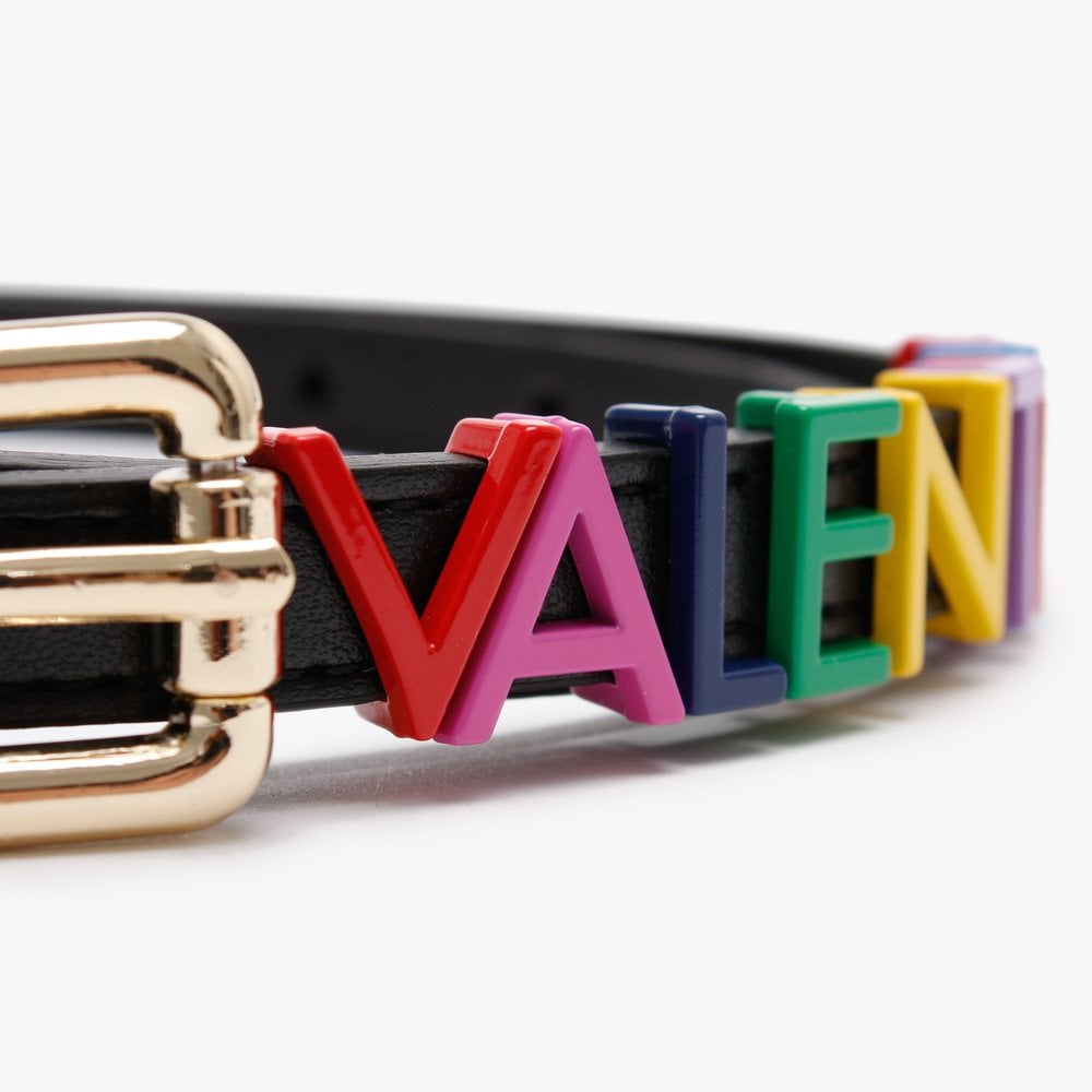 Emma Black Multicoloured Logo Belt