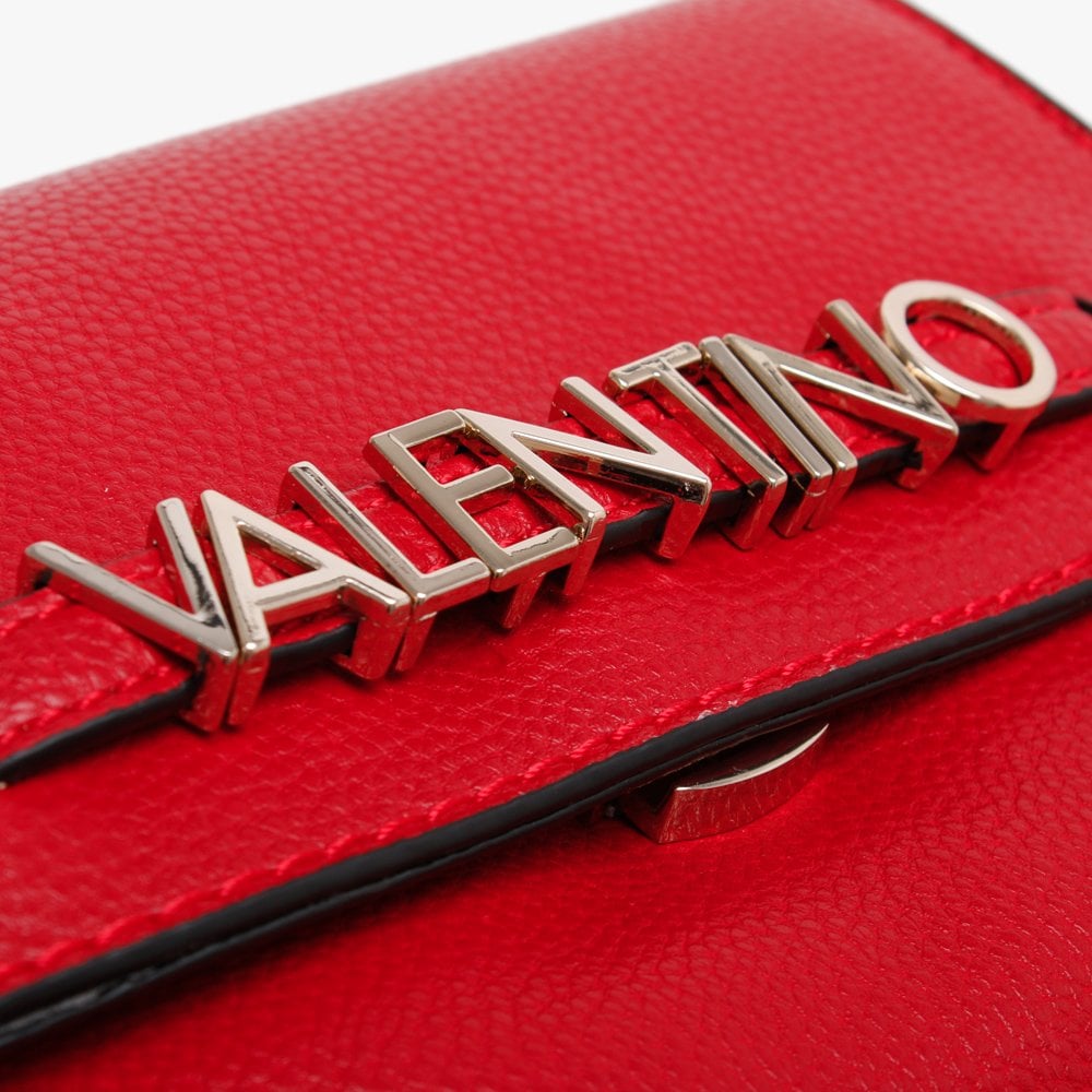 Note Red Foldover Cross-Body Bag