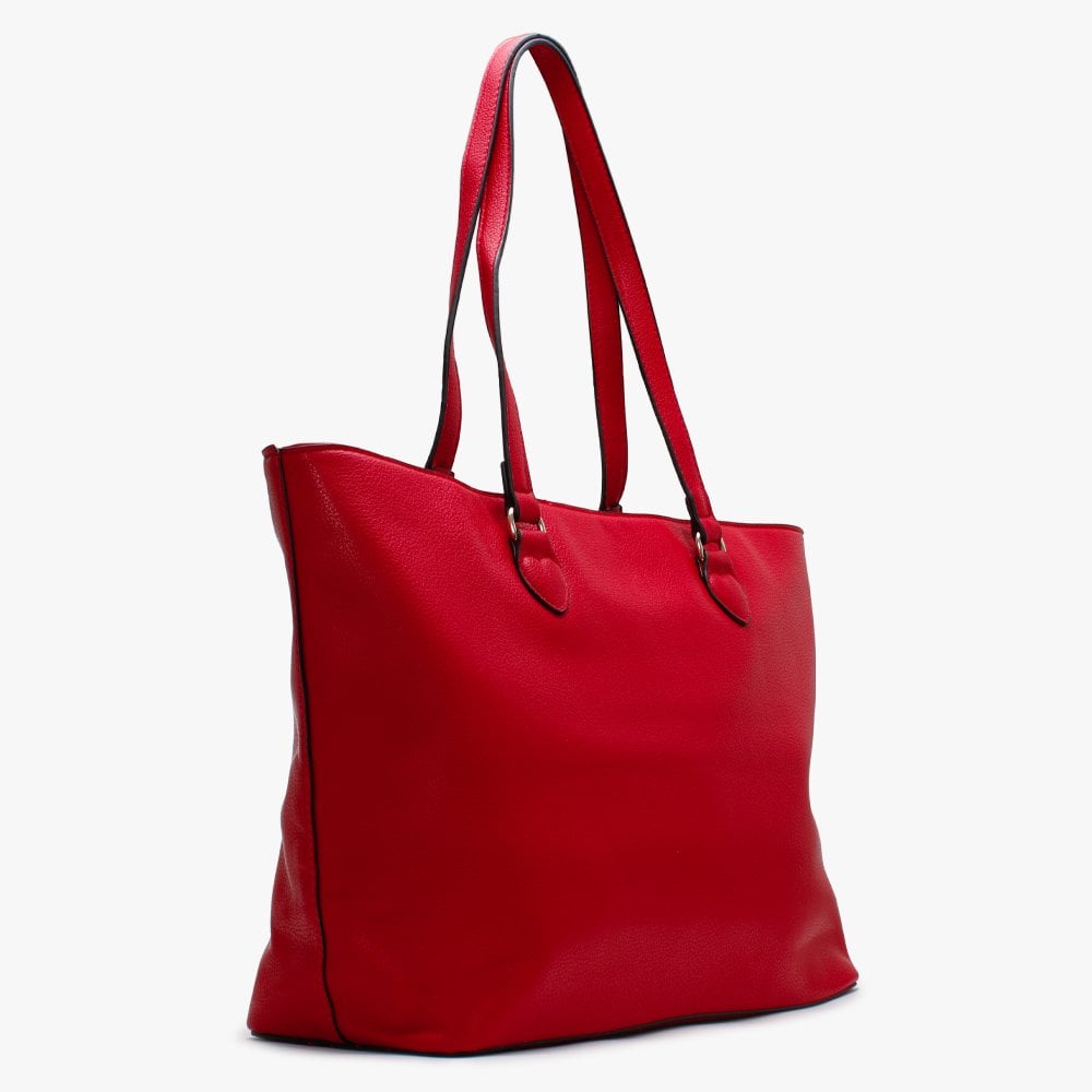 Flauto Red Shopper Bag