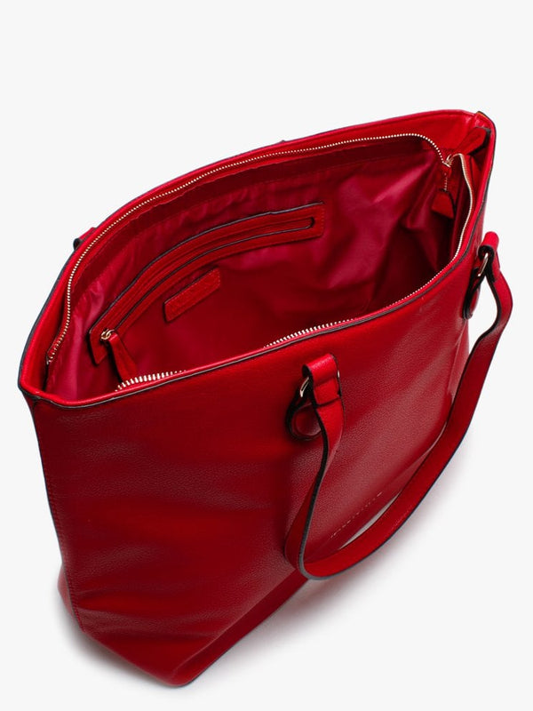 Flauto Red Shopper Bag