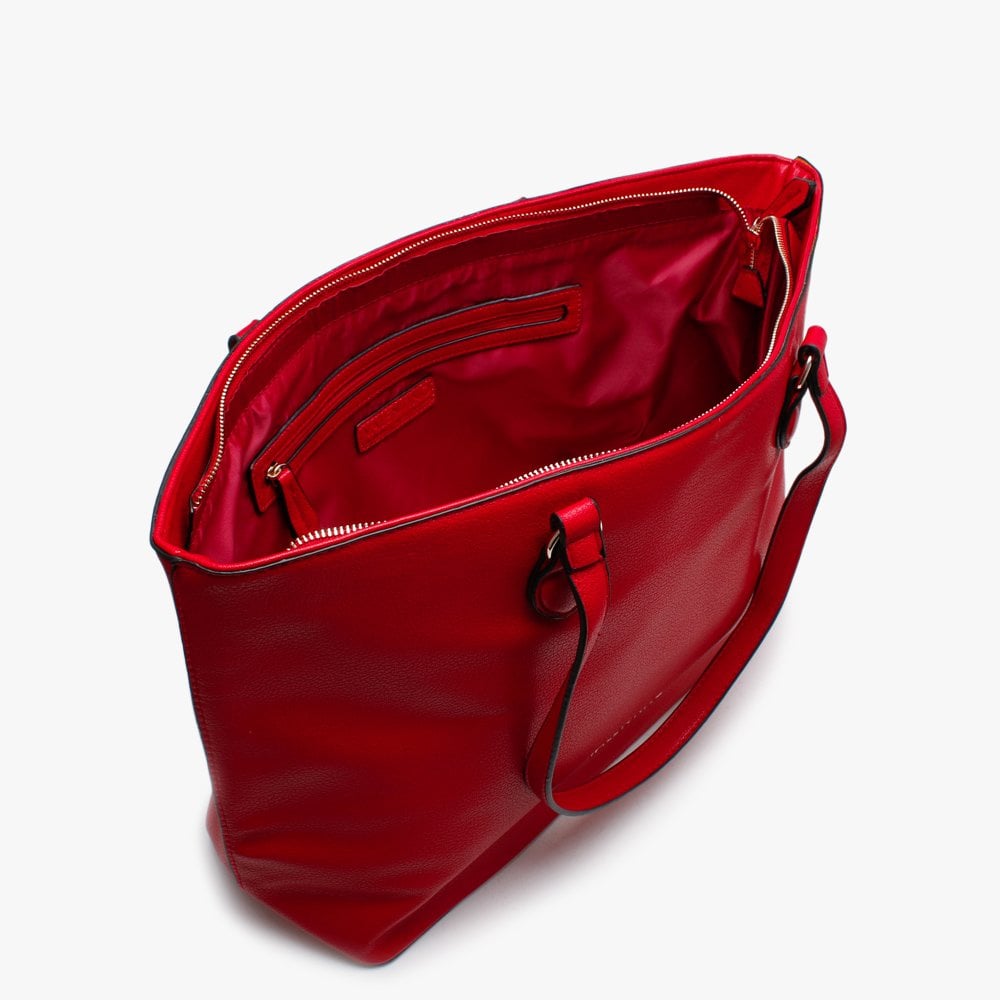 Flauto Red Shopper Bag