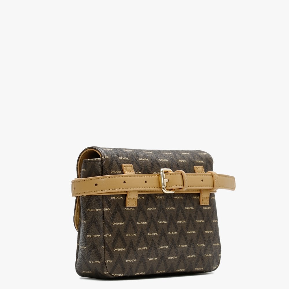 Liuto Tan Repeat Logo Belt Bag