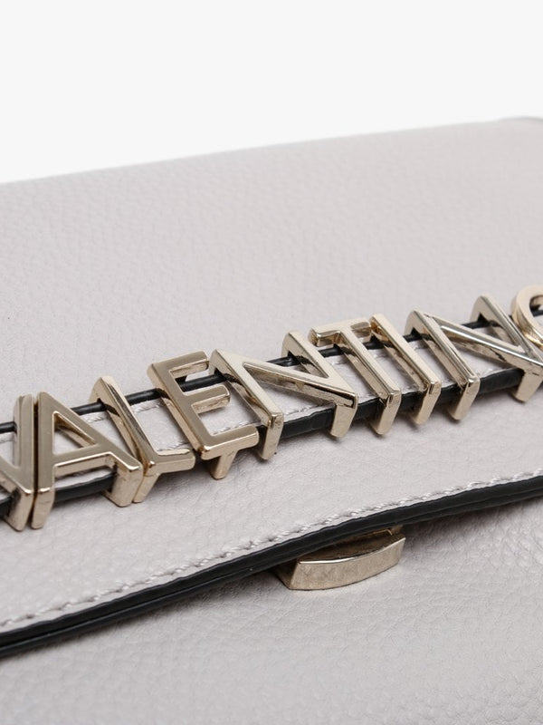 Note Grey Foldover Cross-Body Bag