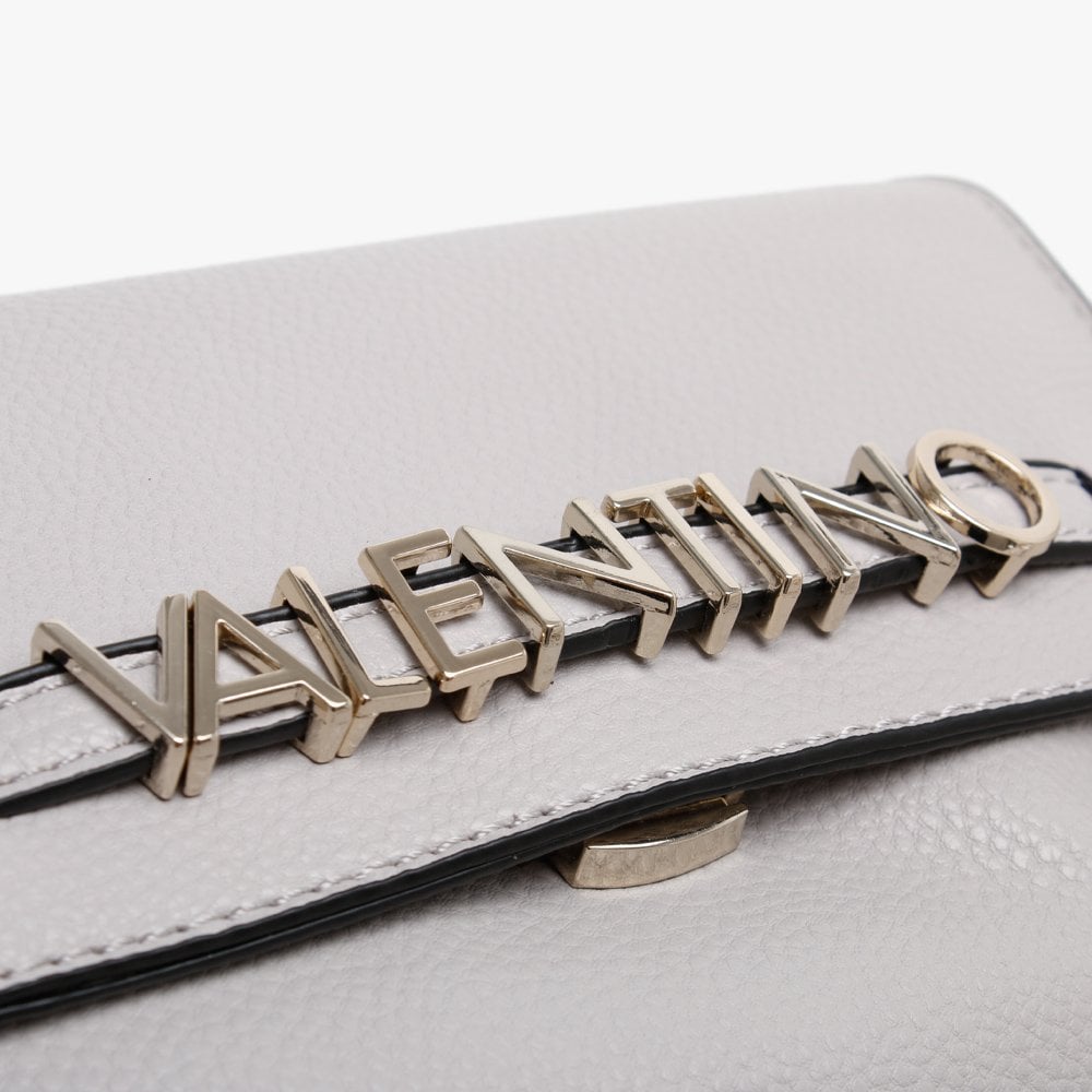 Note Grey Foldover Cross-Body Bag