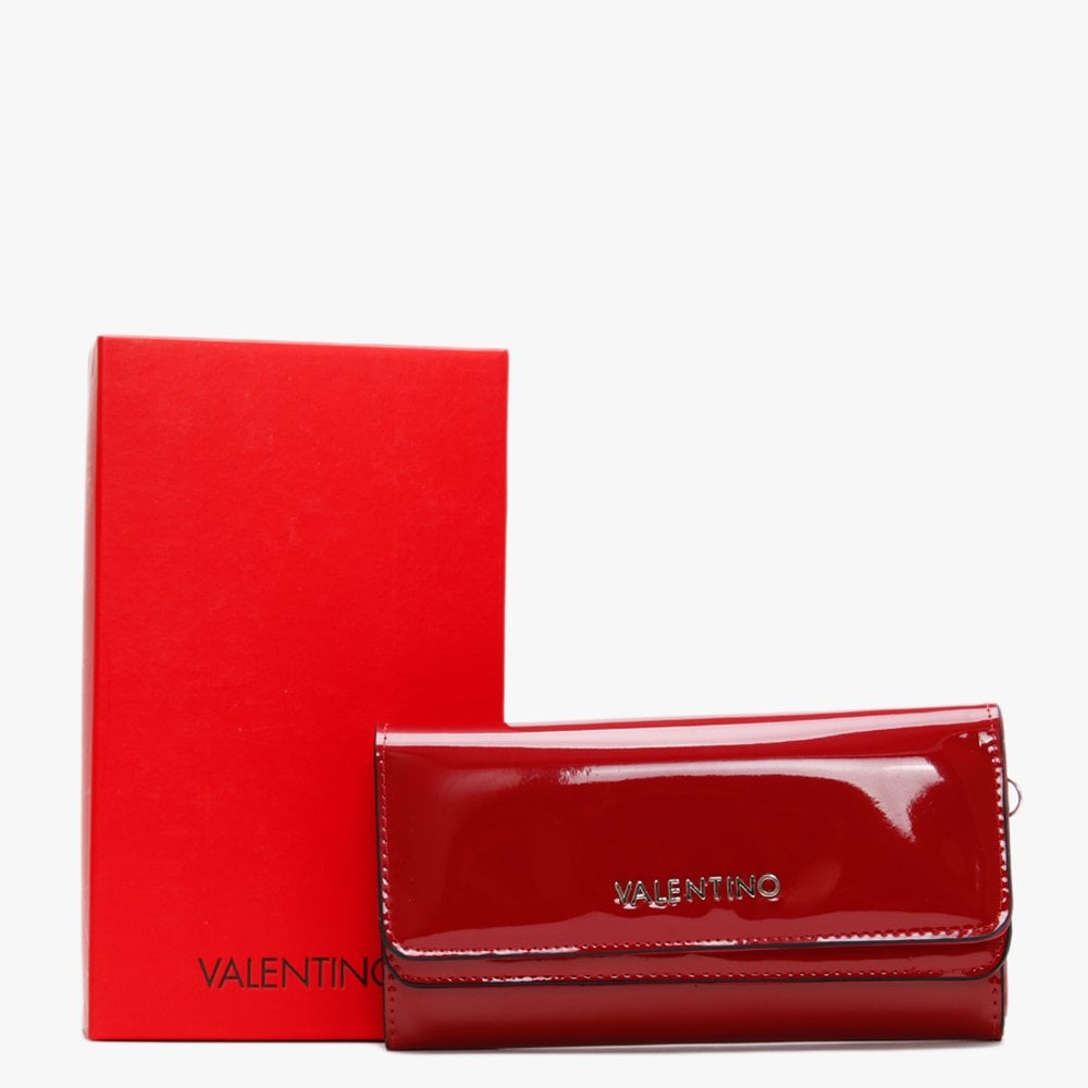Pascal Red Patent Wallet On A Chain
