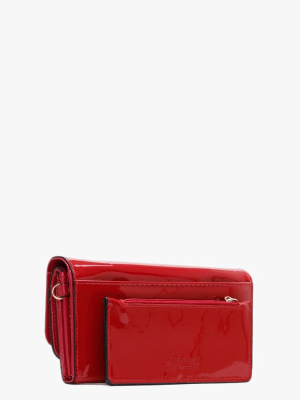 Pascal Red Patent Wallet On A Chain