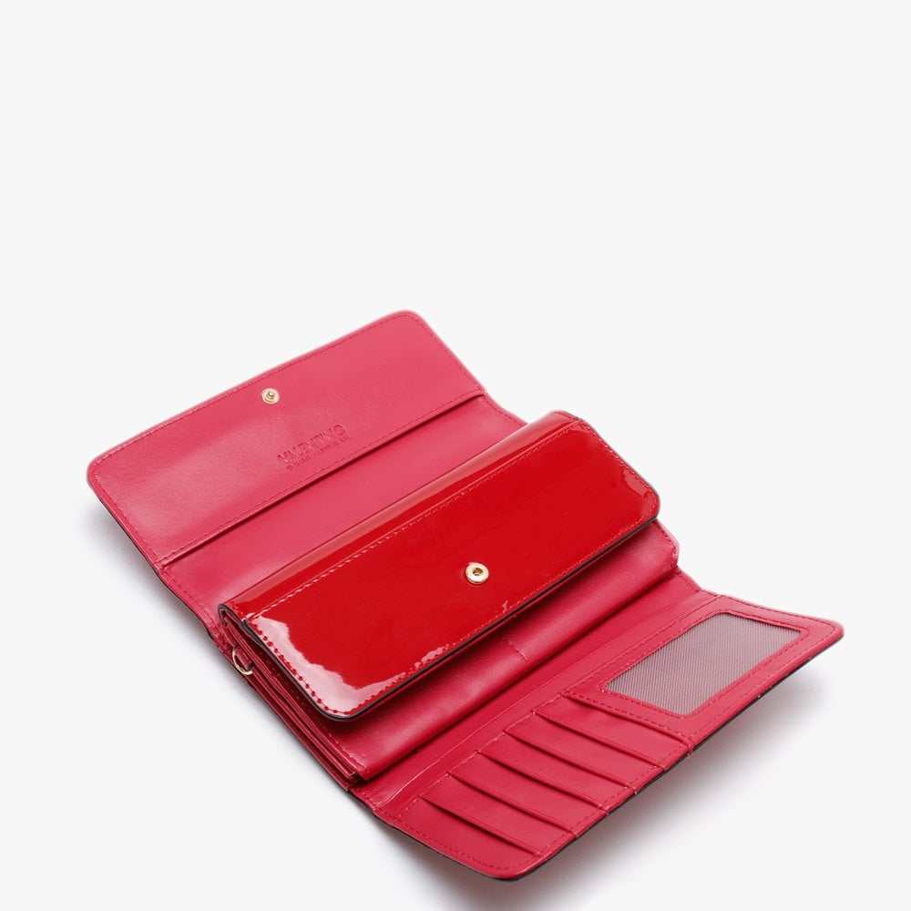 Pascal Red Patent Wallet On A Chain