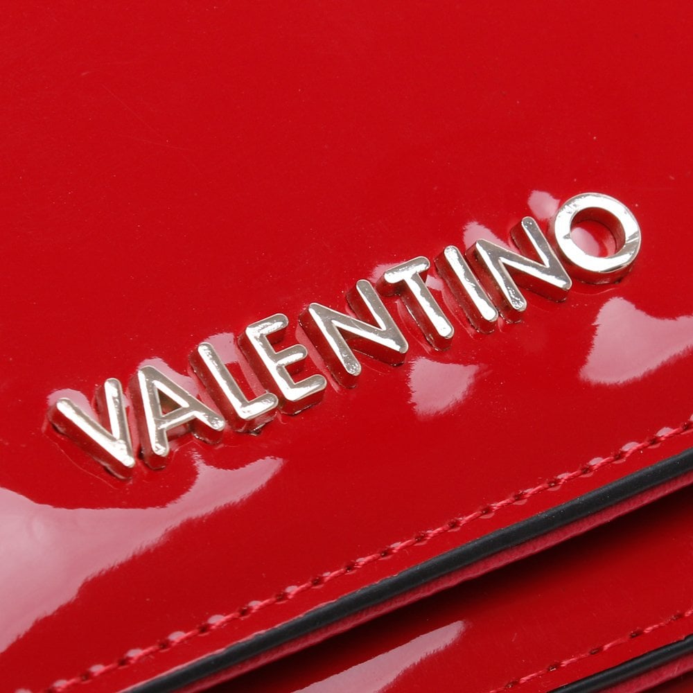 Pascal Red Patent Wallet On A Chain