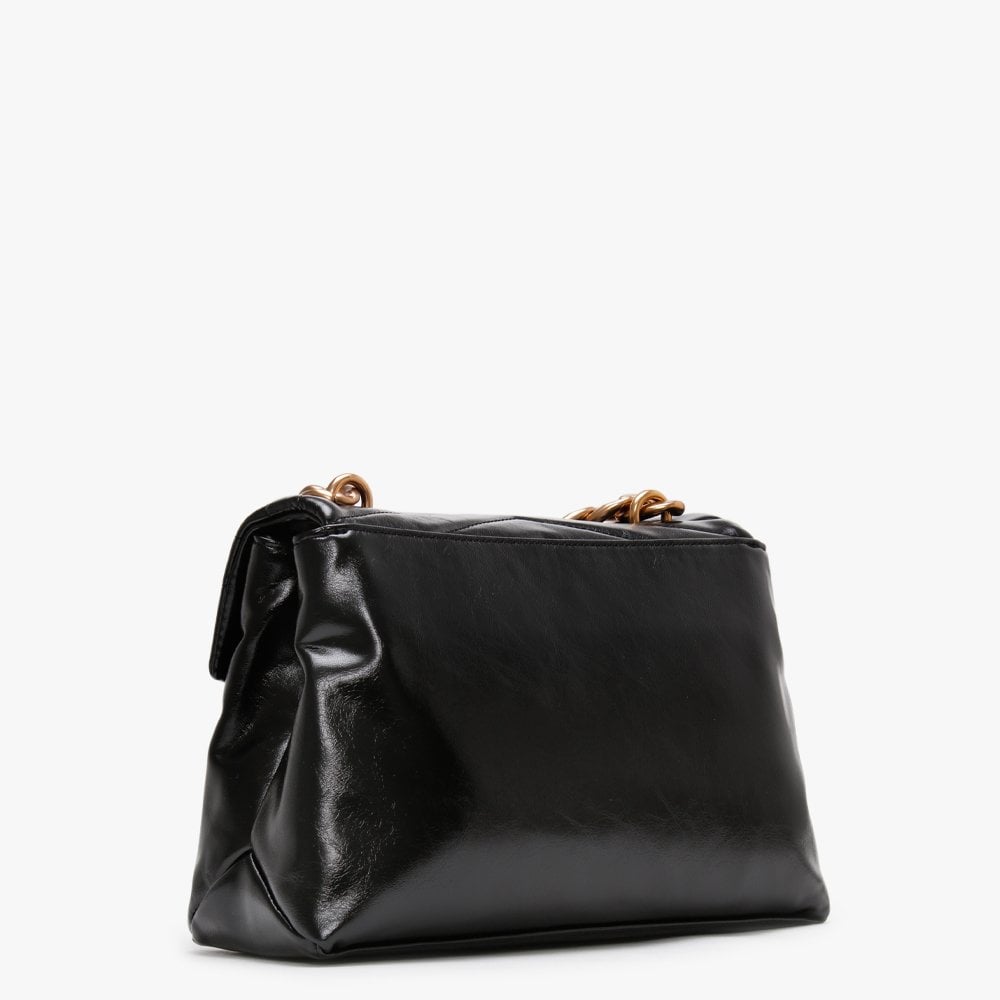 Large Grifone Cartella Black Cross-Body Bag