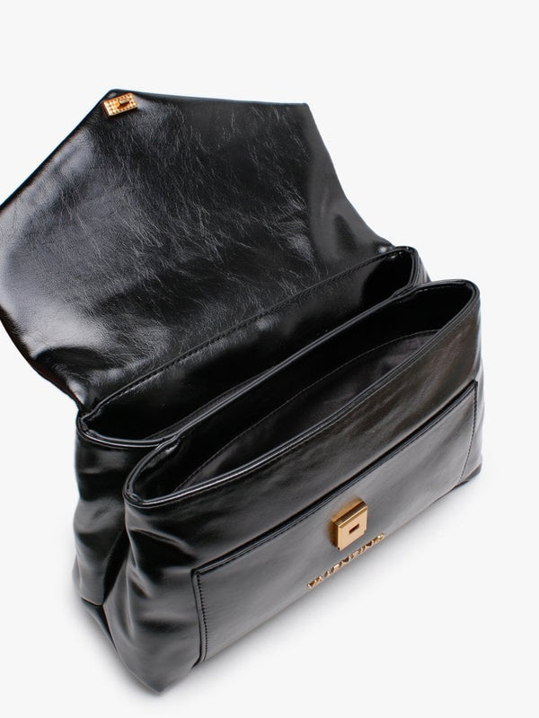 Large Grifone Cartella Black Cross-Body Bag