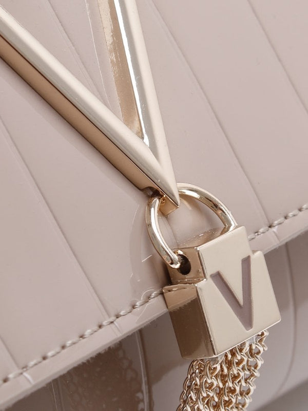 Bongo Taupe Patent Pochette Bag