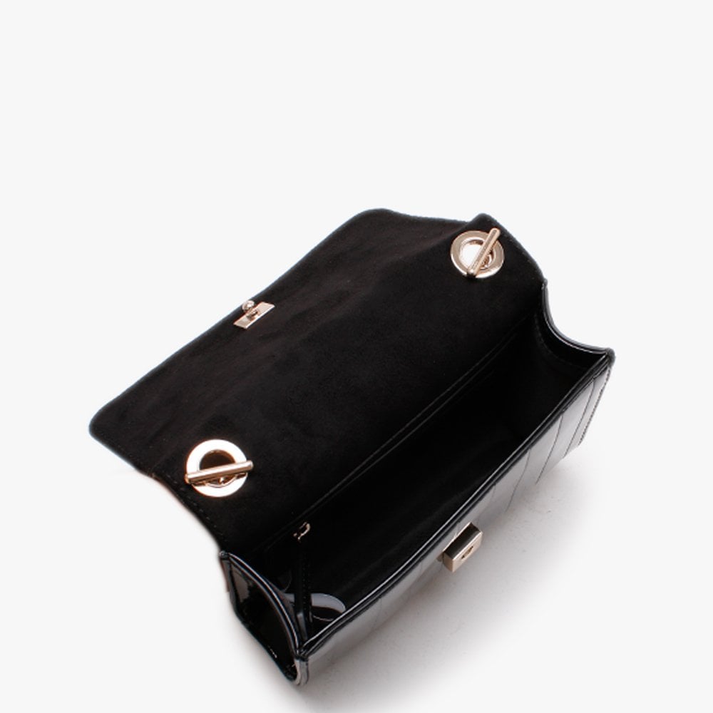 Bongo Twiss Black Patent Pochette Bag