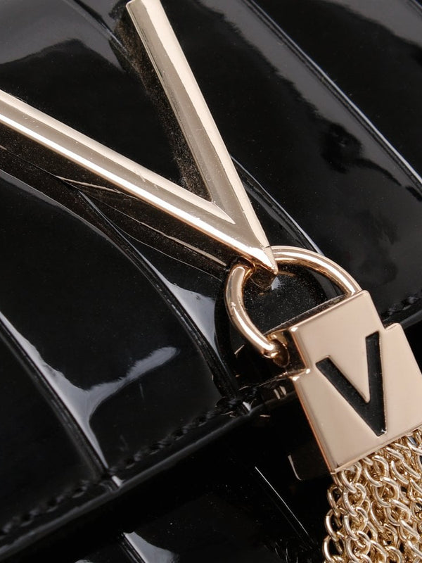Bongo Twiss Black Patent Pochette Bag