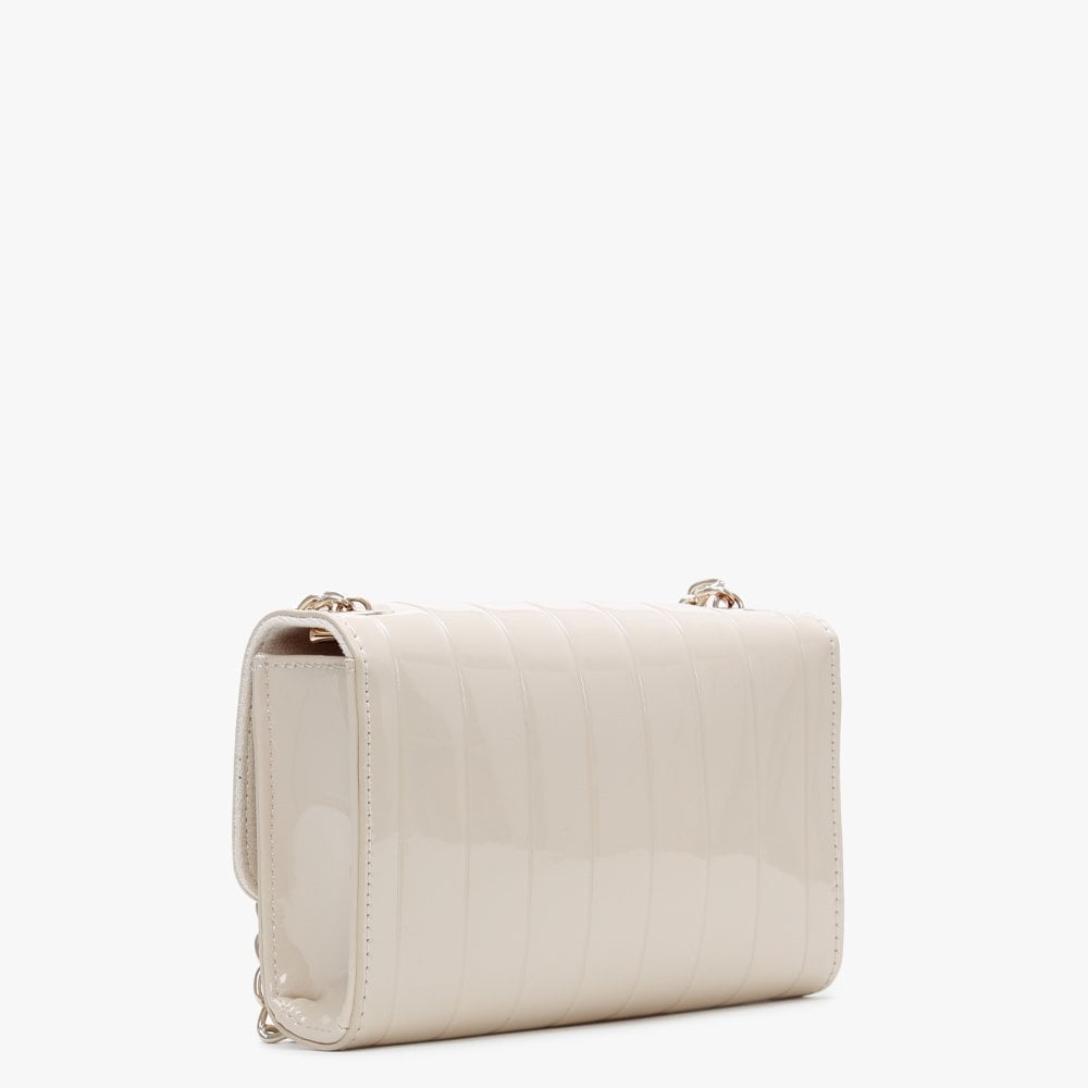 Bongo Twiss Ecru Patent Pochette Bag