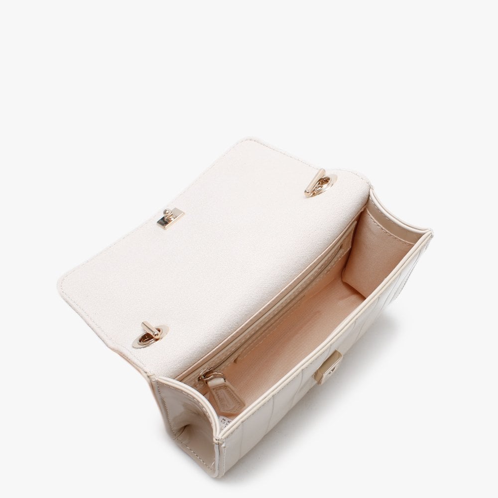 Bongo Twiss Ecru Patent Pochette Bag