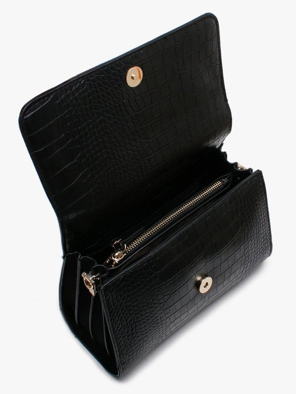 Summer Memento Black Satchel Bag