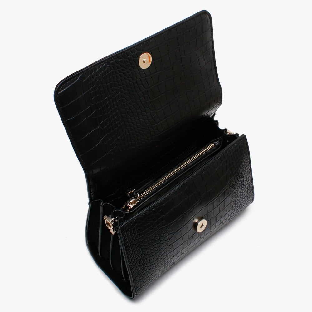 Summer Memento Black Satchel Bag